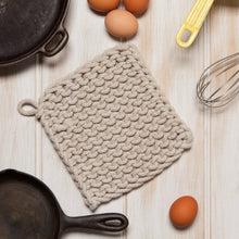 Load image into Gallery viewer, Danica Heirloom - Dove Gray Knit Potholder