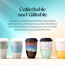 Load image into Gallery viewer, Nova Ceramics Travel Mugs - Horizon Ceramic Travel Mug – 12oz with Lid & Sleeve