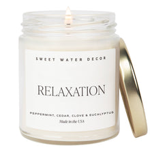 Load image into Gallery viewer, Relaxation 9 oz Soy Candle