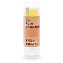 Load image into Gallery viewer, Fresh Pickins - Beeswax Lip Balm | Unscented | Sensitive Skin (0.15oz)