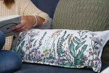 Load image into Gallery viewer, Artsy Em - Floral Harmony Throw Pillow