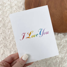 Load image into Gallery viewer, Big Moods - I Love You Pride Card