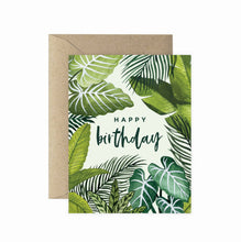 Load image into Gallery viewer, Foliage Frame Birthday Greeting Card