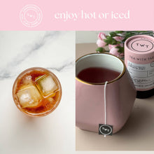 Load image into Gallery viewer, Hibiscus Rose Herbal Mini Tube Gift (5 tea bags)