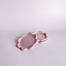 Load image into Gallery viewer, SarahBeePottery - The Mini Petal Ceramic Dish Speckled Pink