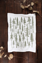 Load image into Gallery viewer, Redwood Christmas Trees Tea Towel