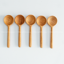 Load image into Gallery viewer, Spoon - Tiny Wooden Salt, Sugar Spoons - Measuring Spoons