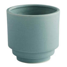 Load image into Gallery viewer, Modern Planter- Sage Ceramic Pot