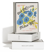 Load image into Gallery viewer, Red Cap Cards - One Million thank you greeting card: Singles