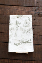 Load image into Gallery viewer, Kitchen Herbs Tea Towel