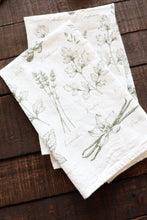 Load image into Gallery viewer, Kitchen Herbs Tea Towel