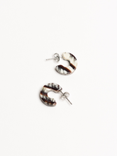 Load image into Gallery viewer, NAT + NOOR - Mali | Hoop Earrings | Small Size | Assorted: Tiger Green