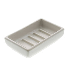 Load image into Gallery viewer, Matte White Ceramic Soap Dish