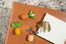 Load image into Gallery viewer, Global Goods Partners - Plant Ornament Astrology Signs With Card: Pisces / ZZ Plant