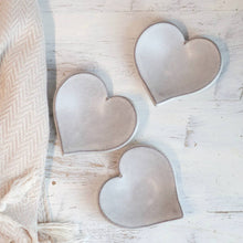 Load image into Gallery viewer, Gravesco Pottery - Handmade Heart-Shaped Trinket Dish in Cream VALENTINE'S DAY