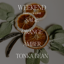 Load image into Gallery viewer, Weekend Hanging Air Freshener