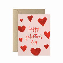 Load image into Gallery viewer, Paper Anchor Co. - Hearts Galentine's Valentine's Greeting Card | Friendship