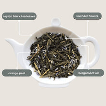 Load image into Gallery viewer, Lavender Earl Grey Black Tea Mini Tea Tube Gift (5 tea bags)