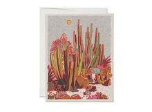 Load image into Gallery viewer, Red Cap Cards - Cactus Scene everyday greeting card: Singles