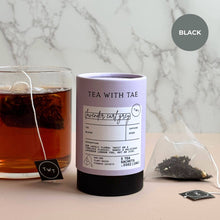 Load image into Gallery viewer, Lavender Earl Grey Black Tea Mini Tea Tube Gift (5 tea bags)