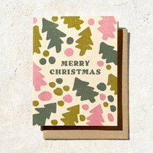Load image into Gallery viewer, Daydream Prints - Merry Christmas Tree Card | Playful Holiday Card | Pink