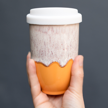 Load image into Gallery viewer, Nova Ceramics Travel Mugs - Grapefruit 12oz Ceramic Travel Mug – Reusable & Stylish