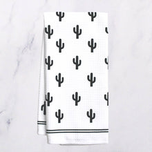 Load image into Gallery viewer, Cactus Dish Towel - 16''x24'': Folded Packaging