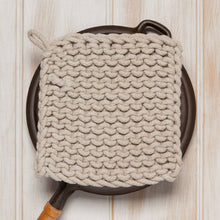 Load image into Gallery viewer, Danica Heirloom - Dove Gray Knit Potholder