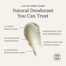 Load image into Gallery viewer, Little Seed Farm - Activated Charcoal Deodorant Cream