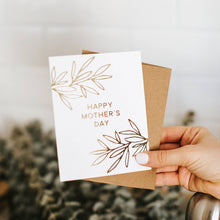 Load image into Gallery viewer, Happy Mother's Day Foil Greeting Card