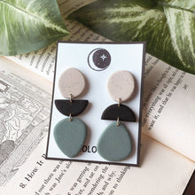 Load image into Gallery viewer, Museology Co. - Venus Clay Earring: Speckled Teal