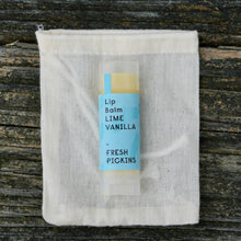 Load image into Gallery viewer, Fresh Pickins - Beeswax Lip Balm | Lime Vanilla | Natural (0.15oz)