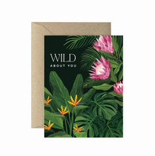 Load image into Gallery viewer, Paper Anchor Co. - Tropical Wild About You Love Greeting Card | Valentine's