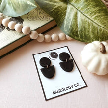 Load image into Gallery viewer, Museology Co. - Ruth Clay Earrings: Latte