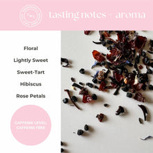 Load image into Gallery viewer, Hibiscus Rose Herbal Mini Tube Gift (5 tea bags)