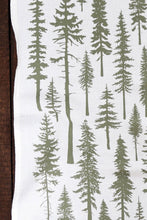 Load image into Gallery viewer, Redwood Christmas Trees Tea Towel
