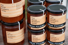Load image into Gallery viewer, Fresh Pickins - Raw Maine Blueberry Honey | Raw Unfiltered Honey (10z)