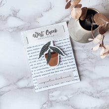 Load image into Gallery viewer, West Creek Mercantile - Begonia Plant Magnetic Bookmark