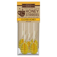 Load image into Gallery viewer, Honey Stirrers - Clover Honey Pack of 5-lollipops