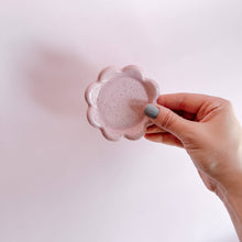 Load image into Gallery viewer, SarahBeePottery - The Mini Petal Ceramic Dish Speckled Pink