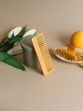 Load image into Gallery viewer, NAT + NOOR - Hair Comb | Wide Toothed | Apricot Orange | Sustainable