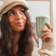 Load image into Gallery viewer, Nova Ceramics Travel Mugs - Emerald 12oz Ceramic Travel Mug – Reusable & Stylish