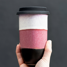 Load image into Gallery viewer, Nova Ceramics Travel Mugs - Eclipse 12oz Ceramic Travel Mug – (Includes Lid & Band)