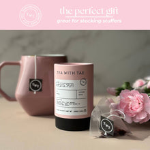 Load image into Gallery viewer, Hibiscus Rose Herbal Mini Tube Gift (5 tea bags)