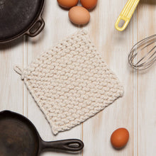 Load image into Gallery viewer, Danica Heirloom - Natural Knit Potholder