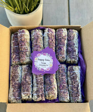 Load image into Gallery viewer, Sage Bundle with Dried Lavender Smudge Stick