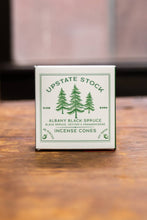 Load image into Gallery viewer, Upstate Stock - Albany Black Spruce - 25 Pack Incense Cones
