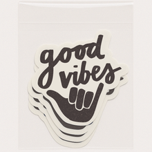 Load image into Gallery viewer, Daydream Prints - Good Vibes Shaka Hand Sticker | Surf Fun Vinyl Decal 3"