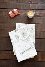 Load image into Gallery viewer, Kitchen Herbs Tea Towel