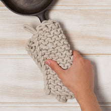 Load image into Gallery viewer, Danica Heirloom - Dove Gray Knit Potholder